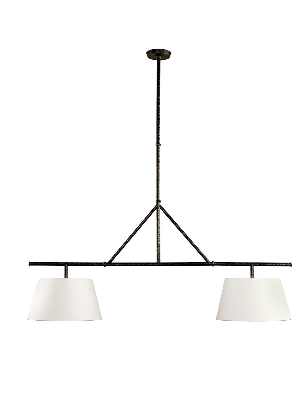 Two Light Linear Island Pendant Lamp