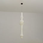 Virelia Sculptural Mulberry Silk Pendant Light