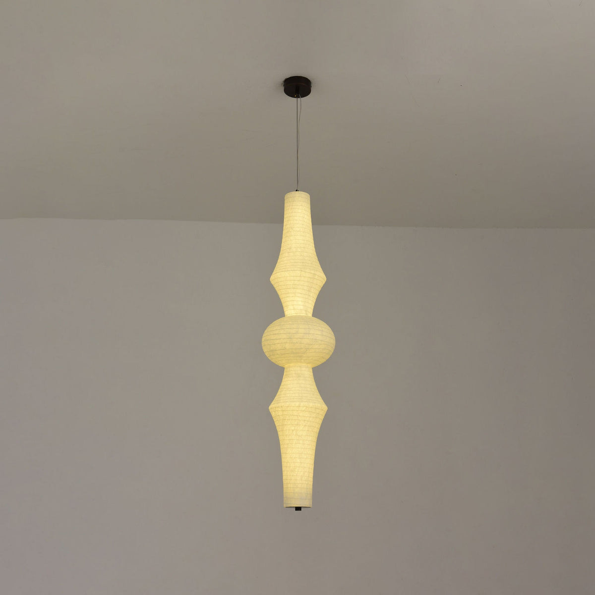 Virelia Sculptural Mulberry Silk Pendant Light