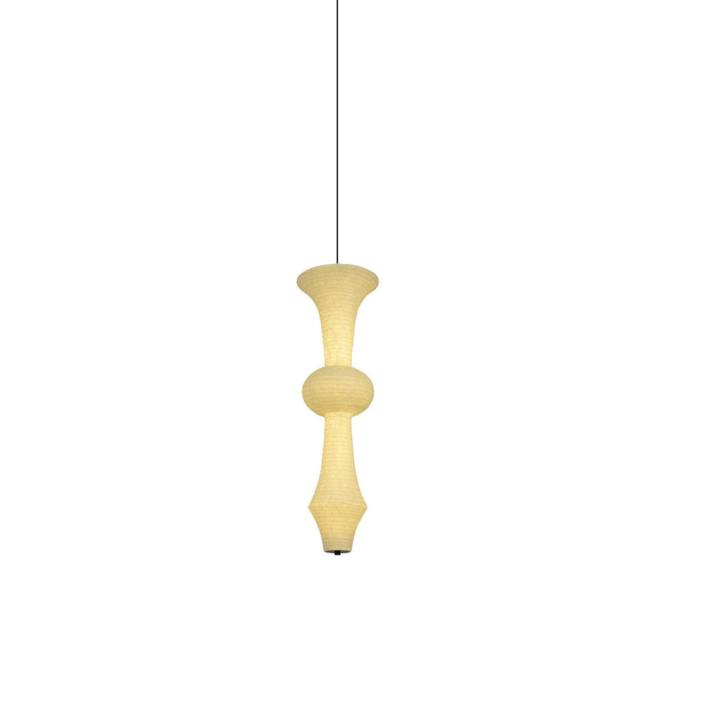 Virelia Sculptural Mulberry Silk Pendant Light
