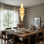 Virelia Sculptural Mulberry Silk Pendant Light