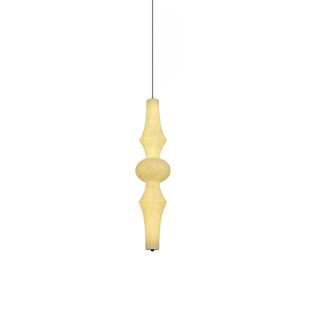 Virelia Sculptural Mulberry Silk Pendant Light