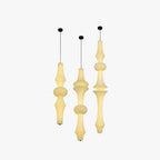 Virelia Sculptural Mulberry Silk Pendant Light