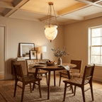 Alabaster Chain Urn Pendant Light