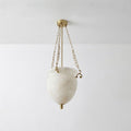 Alabaster Chain Urn Pendant Light