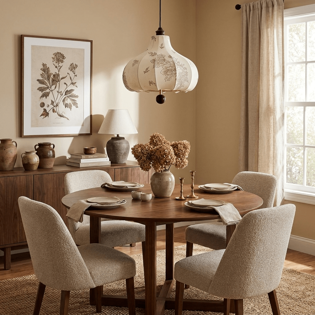 Floral Lantern Pendant Lamp