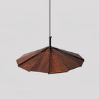 Umbrella Wooden Pendant Light