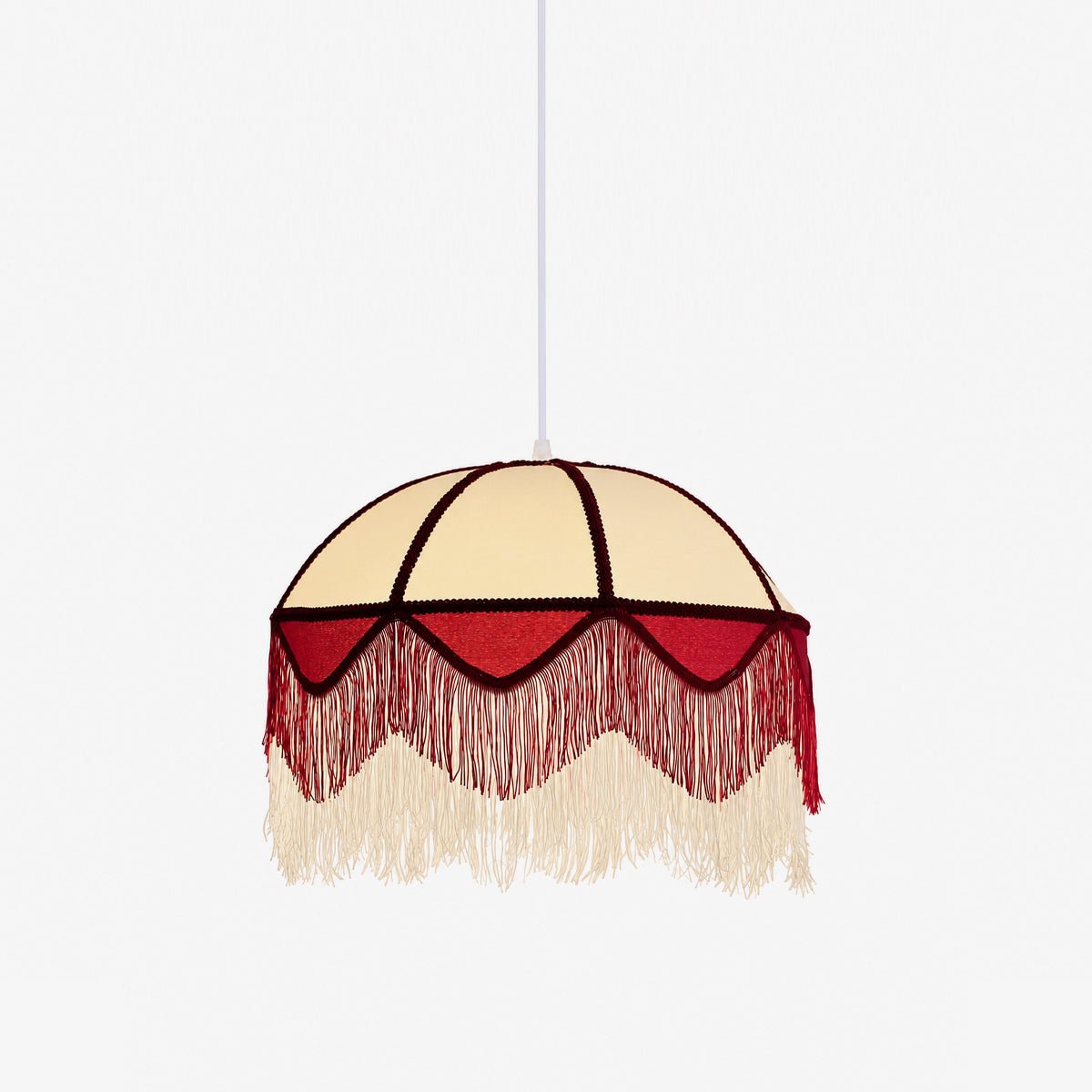 Cremisi Fringe Dome Pendant Light
