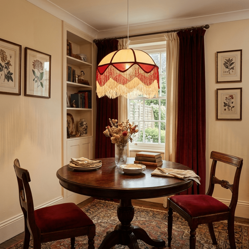 Cremisi Fringe Dome Pendant Light