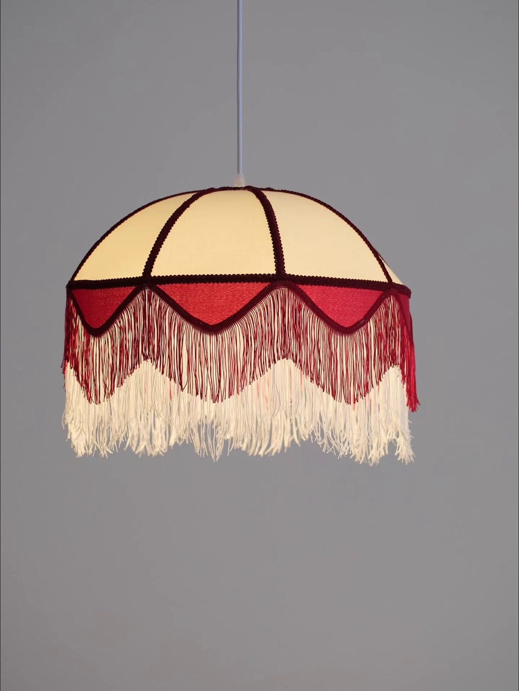Cremisi Fringe Dome Pendant Light