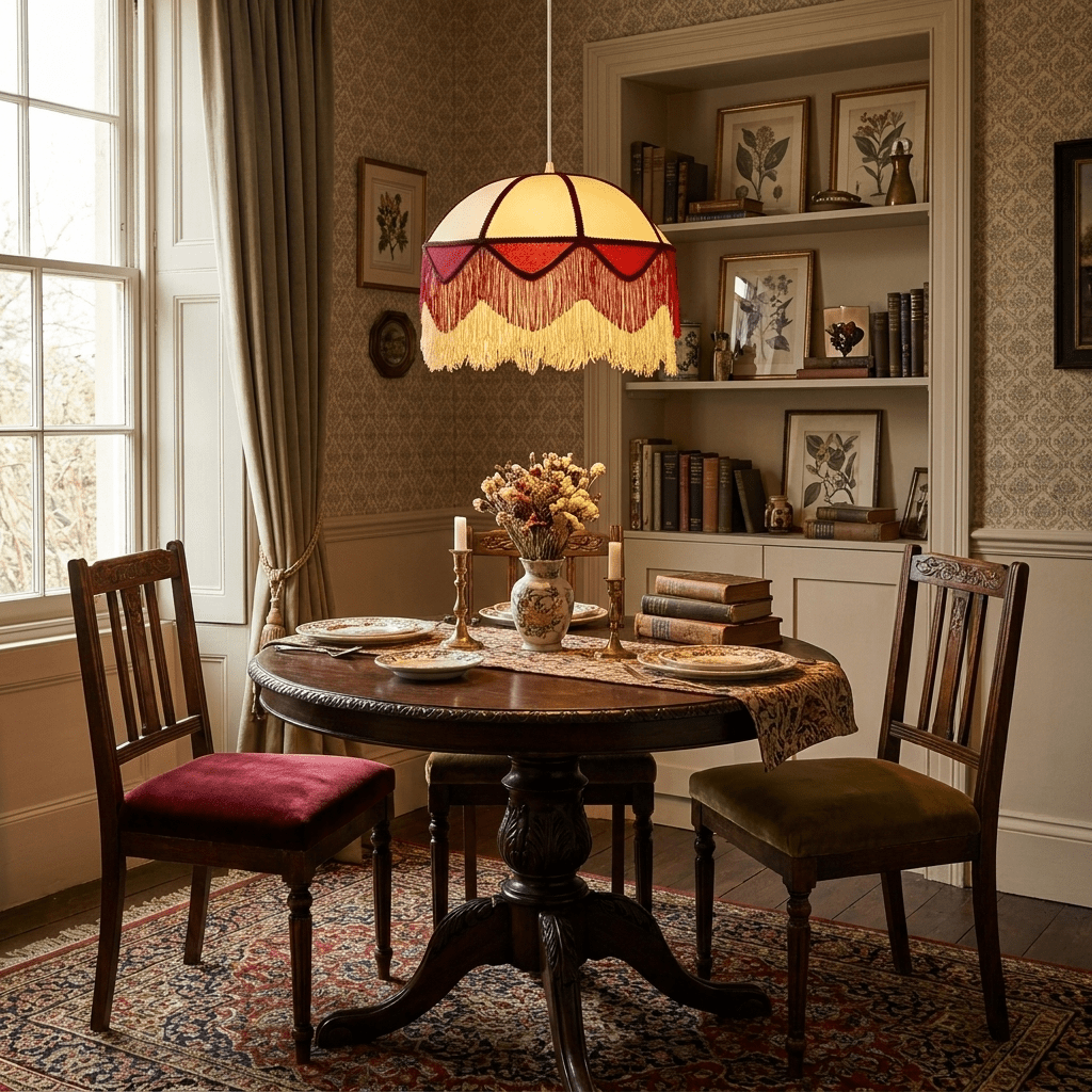 Cremisi Fringe Dome Pendant Light