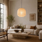 Rounded Paper Pendant Lamp