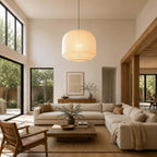 Rounded Paper Pendant Lamp