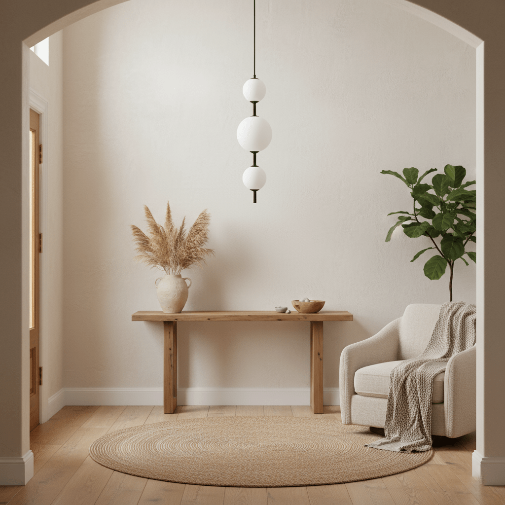 Vertical Globe Pendant Lamp