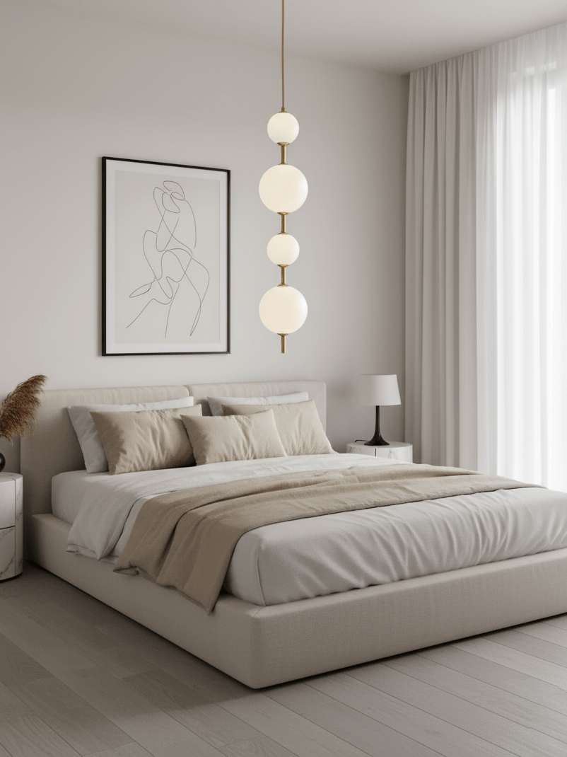 Vertical Globe Pendant Lamp