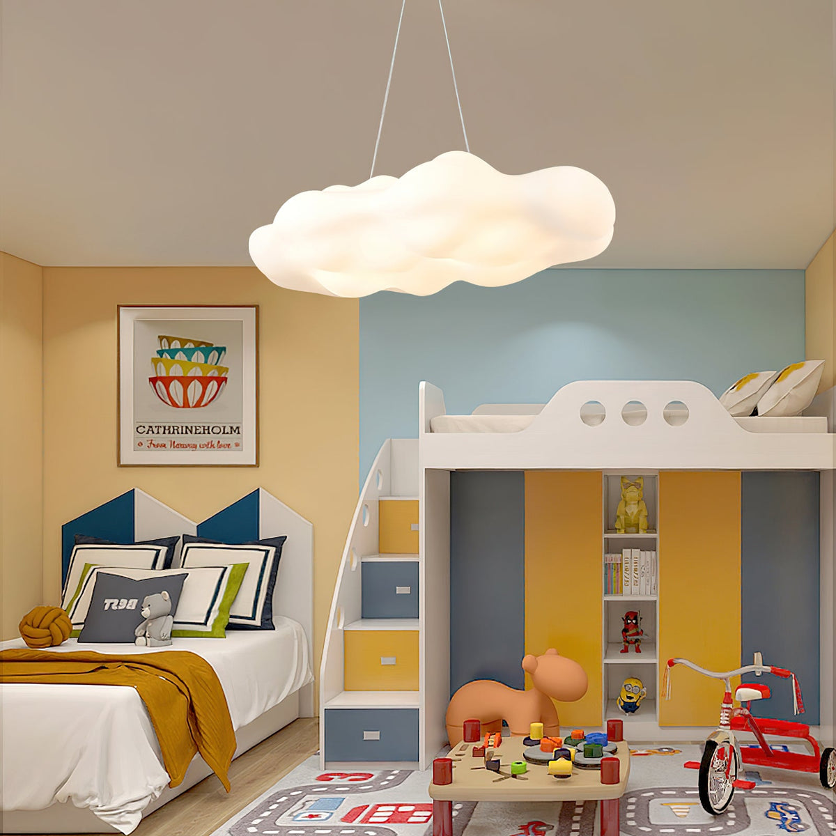 Floating Cloud Pendant Light