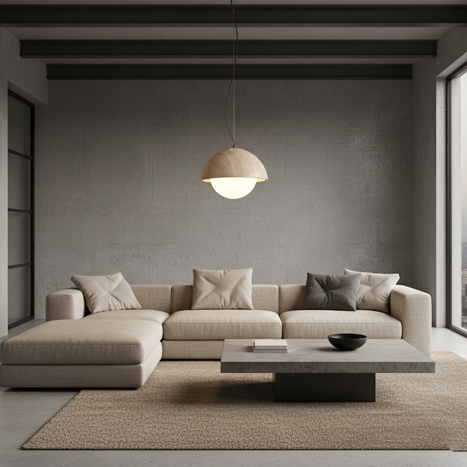 Crescent Glow Pendant Lamp