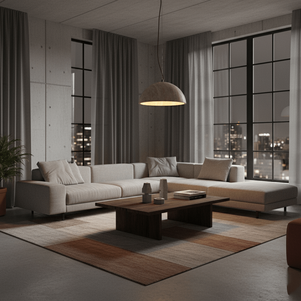 Crescent Glow Pendant Lamp