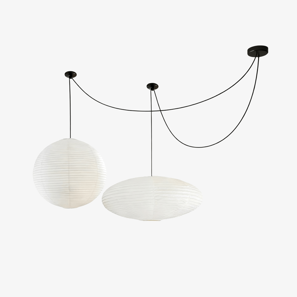 Washi Paper Whimsy Pendant Lamp
