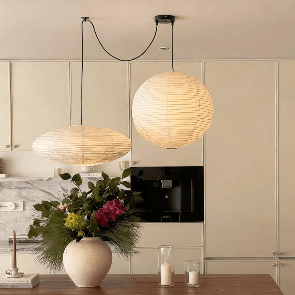 Washi Paper Whimsy Pendant Lamp