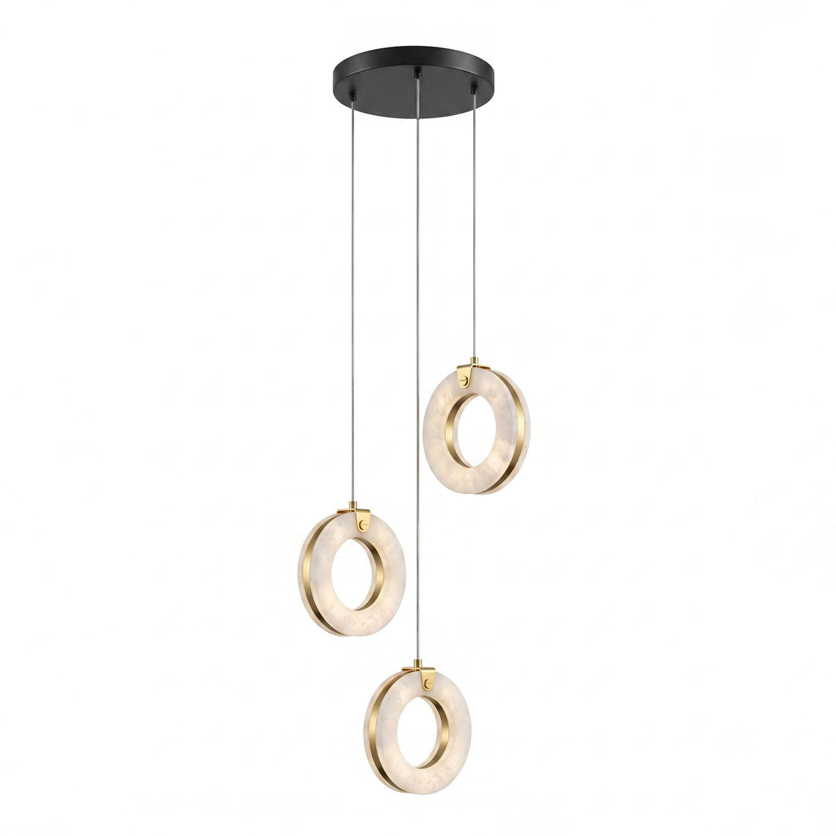 Alabaster Ring Pendant Light