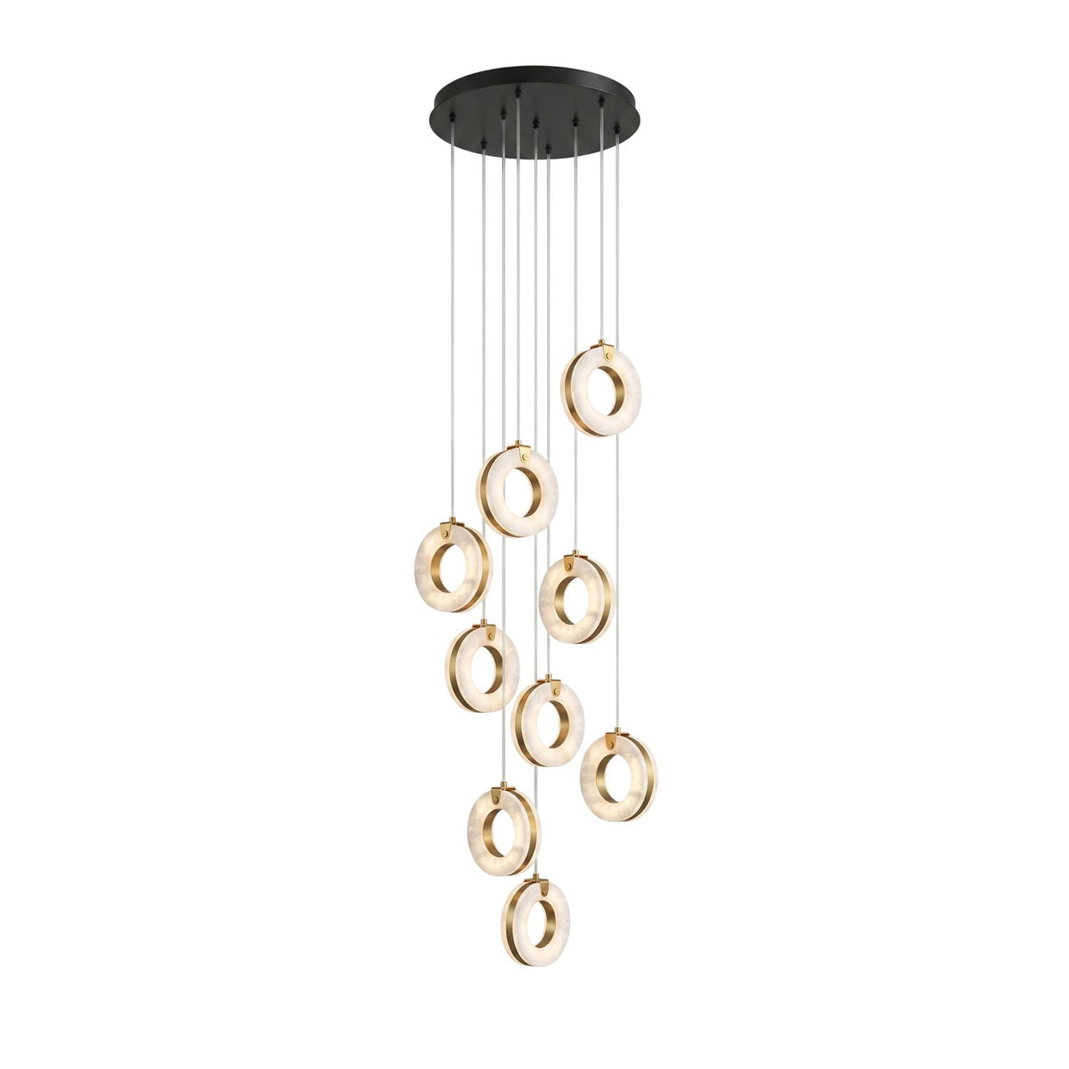 Alabaster Ring Pendant Light