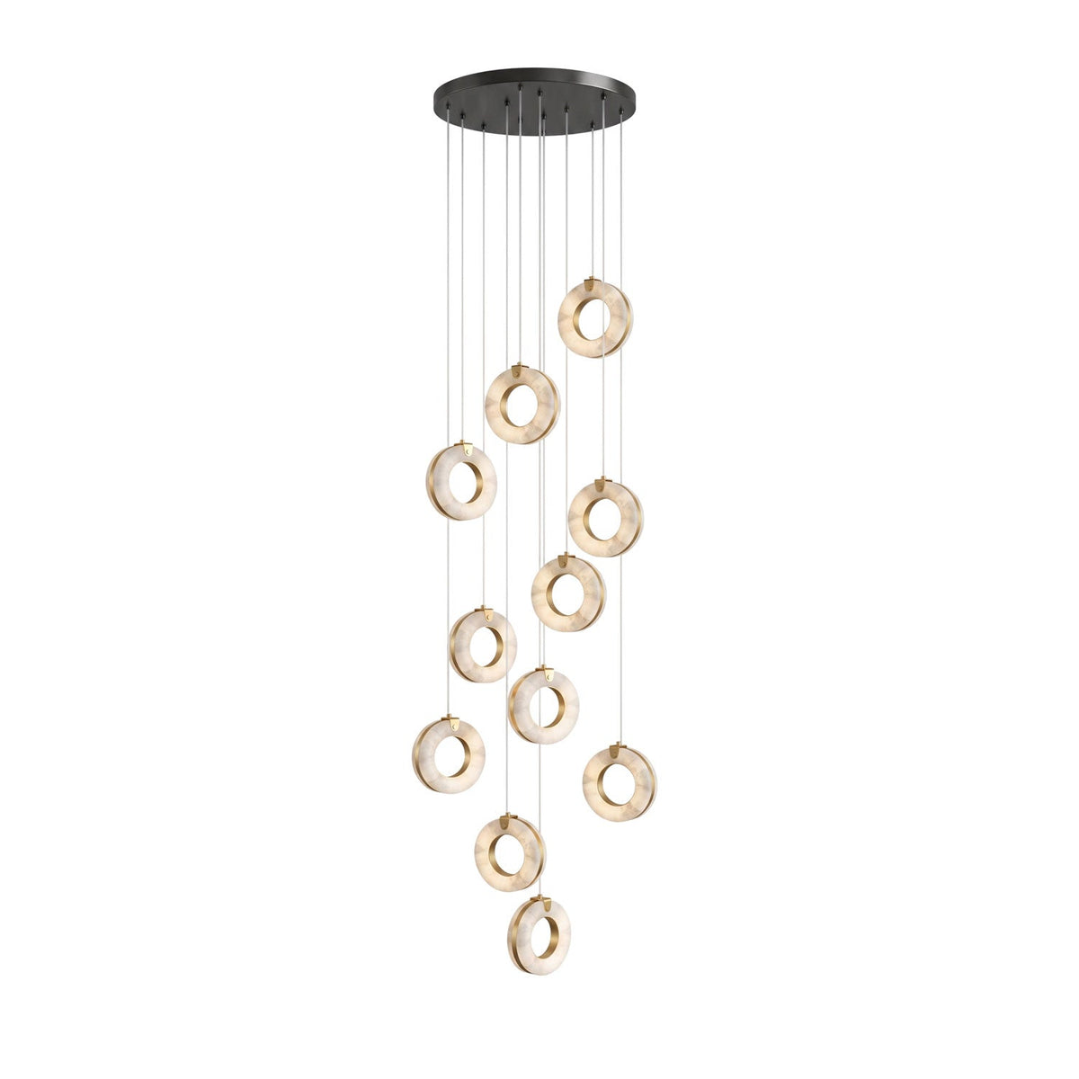 Alabaster Ring Pendant Light