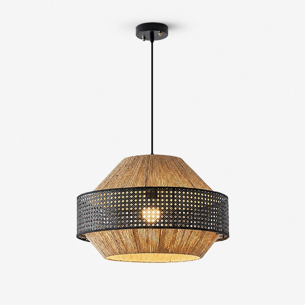 Jute Rattan Woven Pendant Lamp