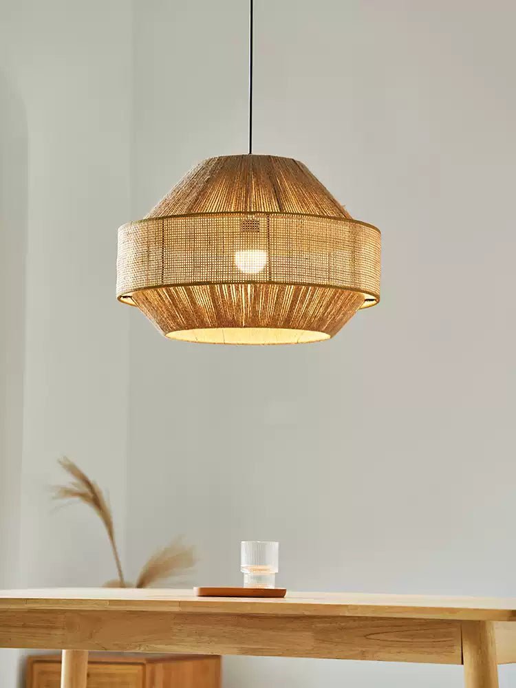 Jute Rattan Woven Pendant Lamp