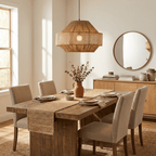 Jute Rattan Woven Pendant Lamp