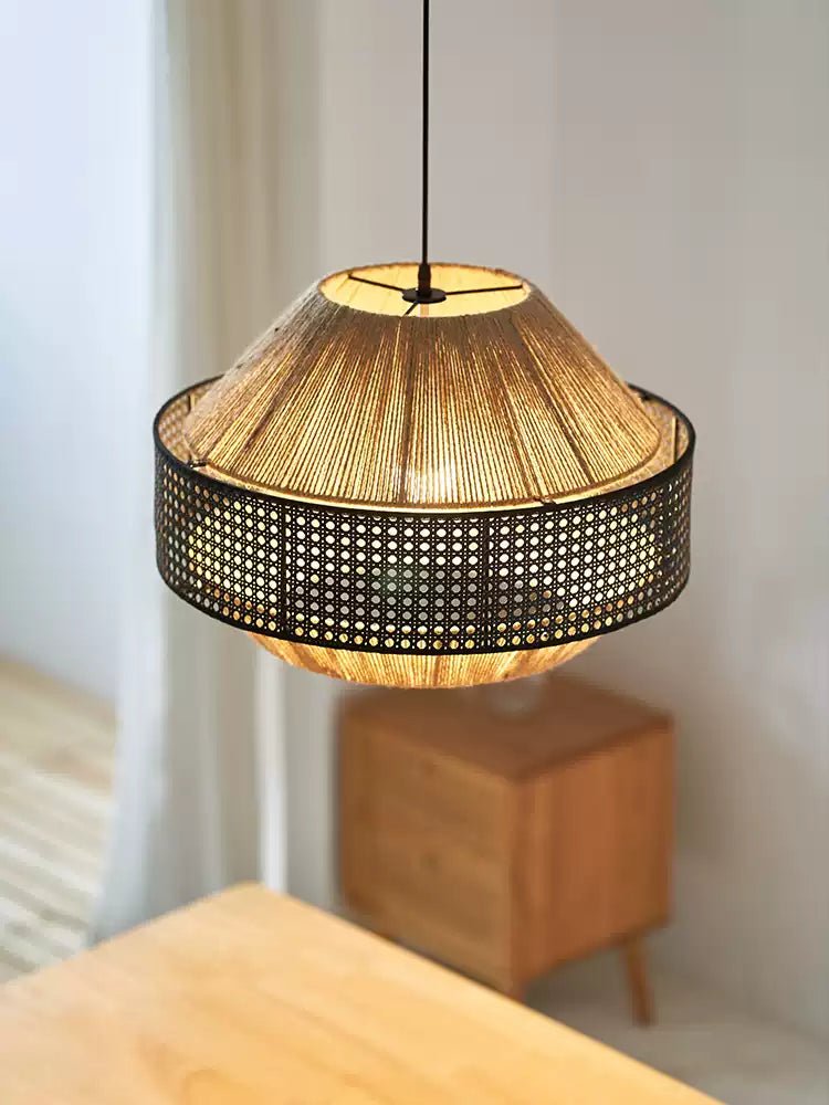 Jute Rattan Woven Pendant Lamp