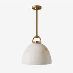 Aurelian Alabaster Dome Pendant Light