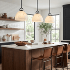 Aurelian Alabaster Dome Pendant Light
