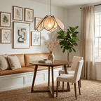 Lotus Petal Plant Fiber Pendant Lamp