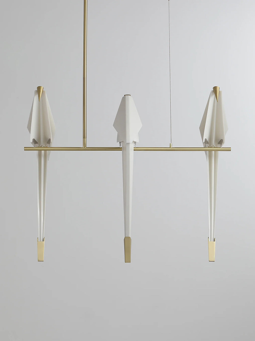 Paper Crane Bird LED Chandelier