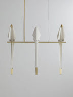 Paper Crane Bird LED Chandelier