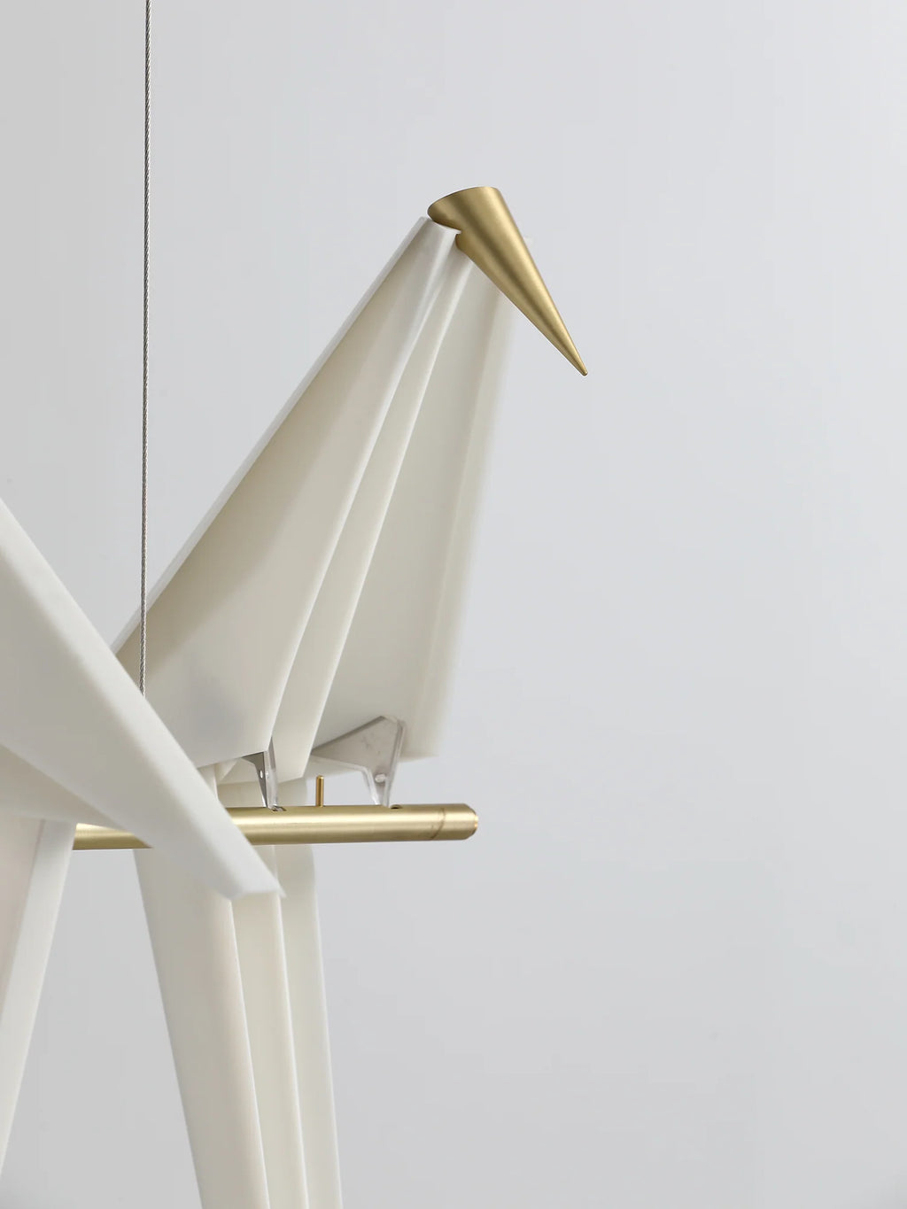 Paper Crane Bird LED Chandelier