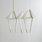 Paper Crane Bird LED Chandelier