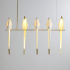 Paper Crane Bird LED Chandelier