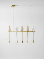 Paper Crane Bird LED Chandelier