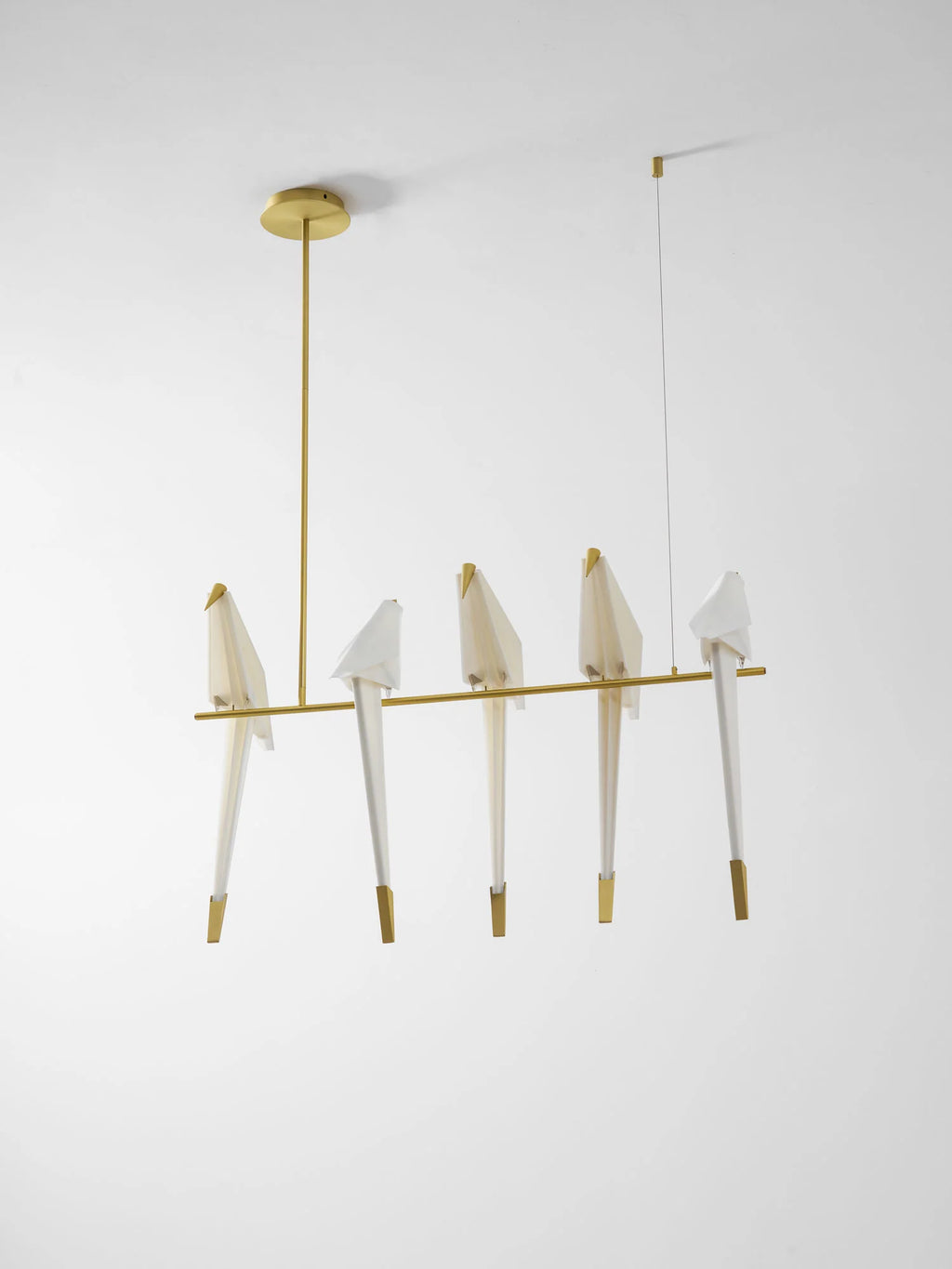 Paper Crane Bird LED Chandelier