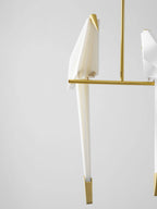 Paper Crane Bird LED Chandelier