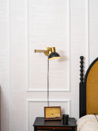 Adjustable Arm Plug In Wall Lamp