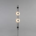 Alabaster Vertical Plug-in Wall Sconce