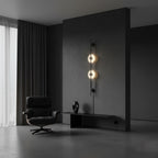 Alabaster Vertical Plug-in Wall Sconce