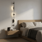 Alabaster Vertical Plug-in Wall Sconce