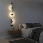 Alabaster Vertical Plug-in Wall Sconce