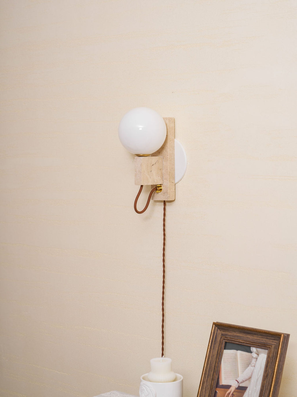 Atlas Globe Wall Sconce