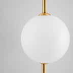 Vertical Globe Plug-in Wall Lamp