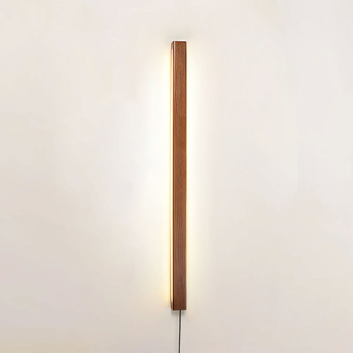Arlo Linear Wood Plug-in Wall Light